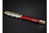 Parker | Arnold Palmer Signature Edition Fountain Pen Red Lacquer with Gold Cap & Trims Medium Solid Gold Nib Black Ink and Convertor