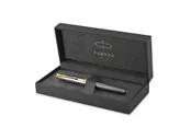 Parker Sonnet Intrerpid Journeys Collection Fountain Pen Ancient China Edition Grey Lacquer with Solid Silver Cap & Gold Trims Medium Solid Gold Nib Gift Box