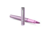 Parker Vector XL Tintenroller | Fliederfarbene Metallic-Lackierung auf Messing | Feine Schreibspitze mit schwarzer Nachfülltinte | Geschenkbox