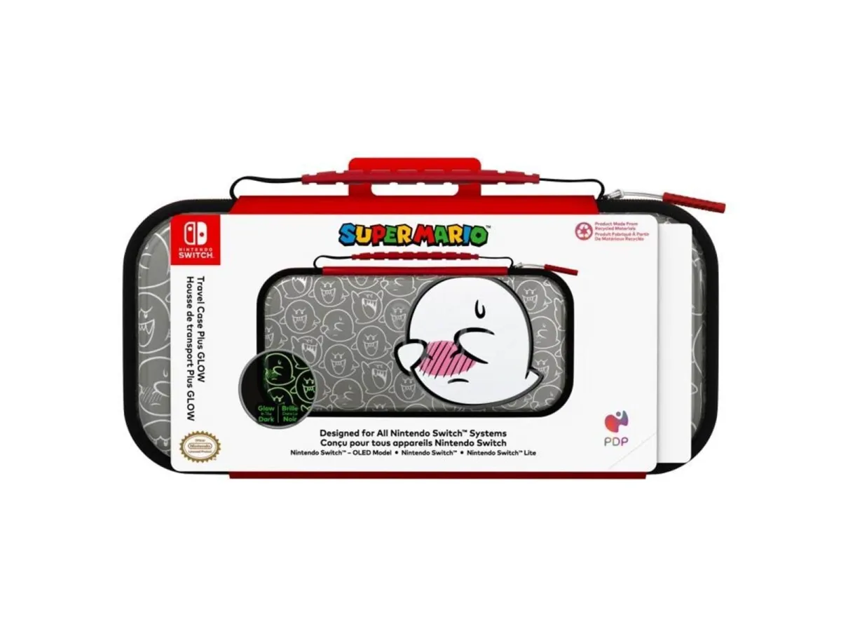 PDP Travel Case Plus GLOW - Boo Hoo - Miscellaneous Bag - Nintendo Switch