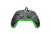PDP Wired Controller – Electric Carbon & Green - Wired Controller - Microsoft Xbox Series S