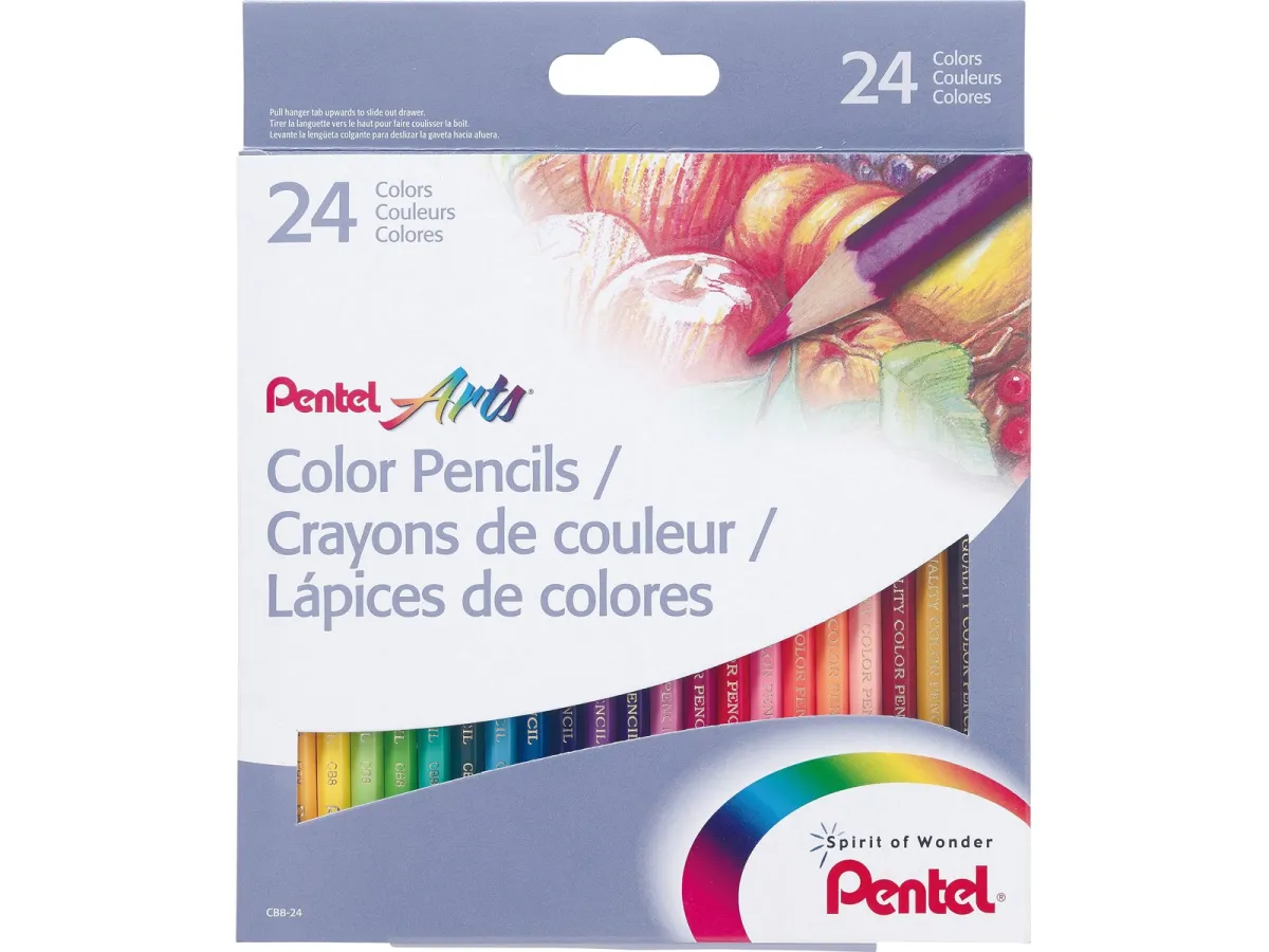 Pentel CB8-24U Color Pencils 24 pcs.