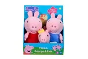 Peppa Pig 3pk plush