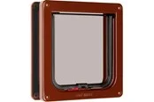 Petmate Lockable Cat Flap/Door Liner - Brown