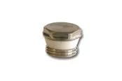 Pettinaroli End plug 6 edge with profit ring 1/2" chrome