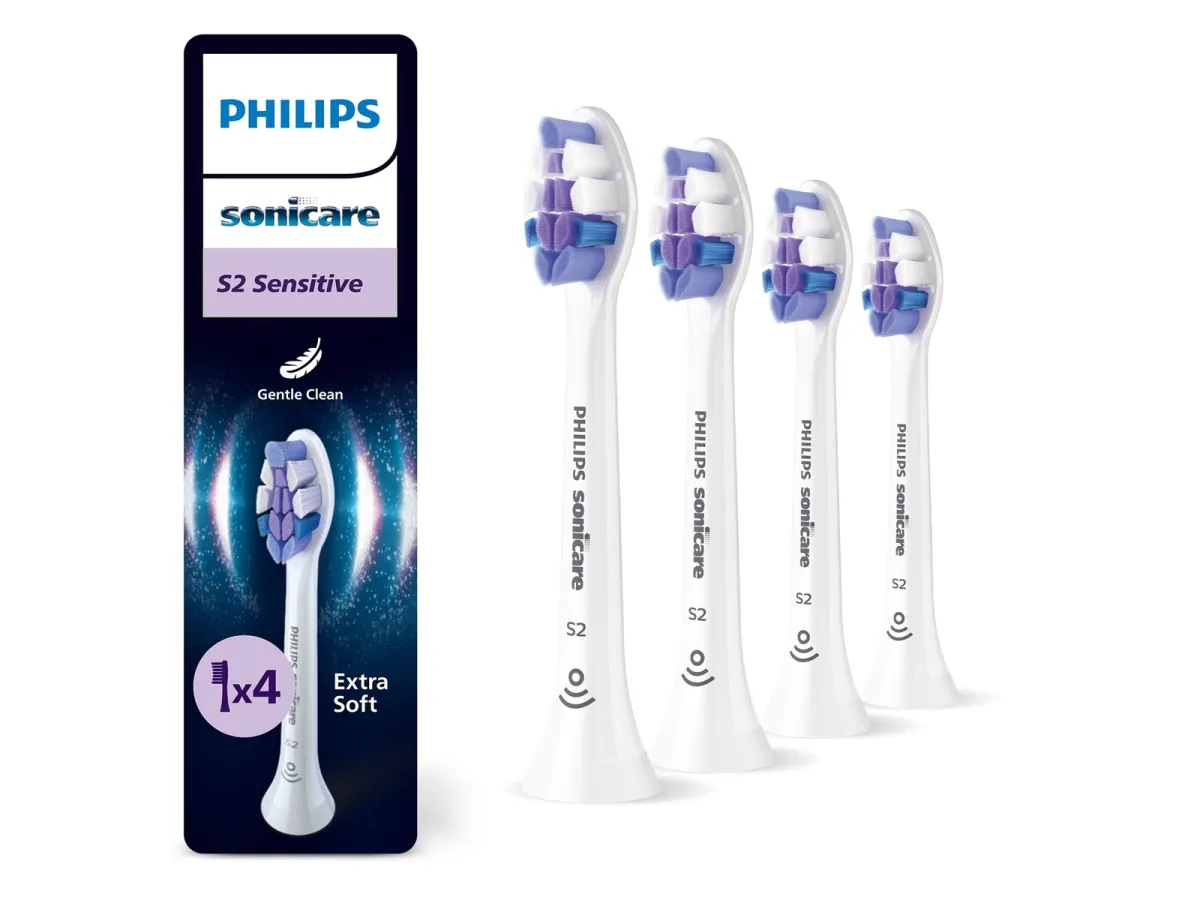 Philips Bürstenköpfe Sonicare S2 Sensitive - white - 4 pcs