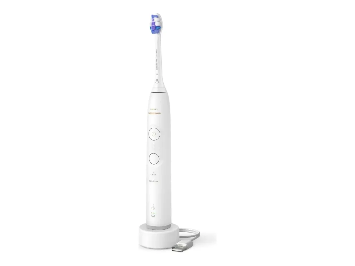 Philips Elektrische Zahnbürste Sonicare 6100 series HX7400 - tooth brush - white