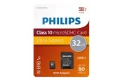Philips FM32MP45B - flash memory card - 32 GB - microSDHC UHS-I