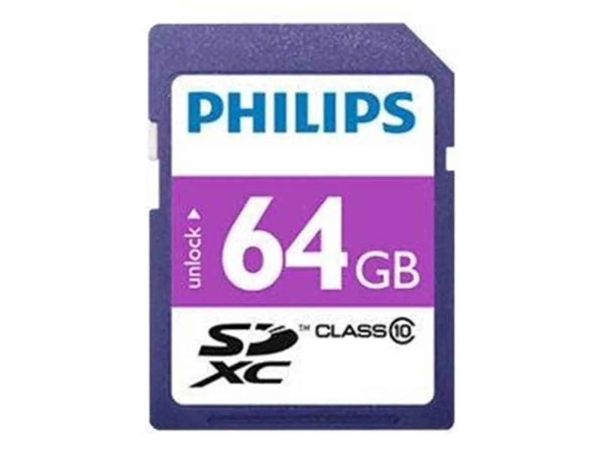 Philips FM64SD55B - flash memory card - 64 GB - SDXC
