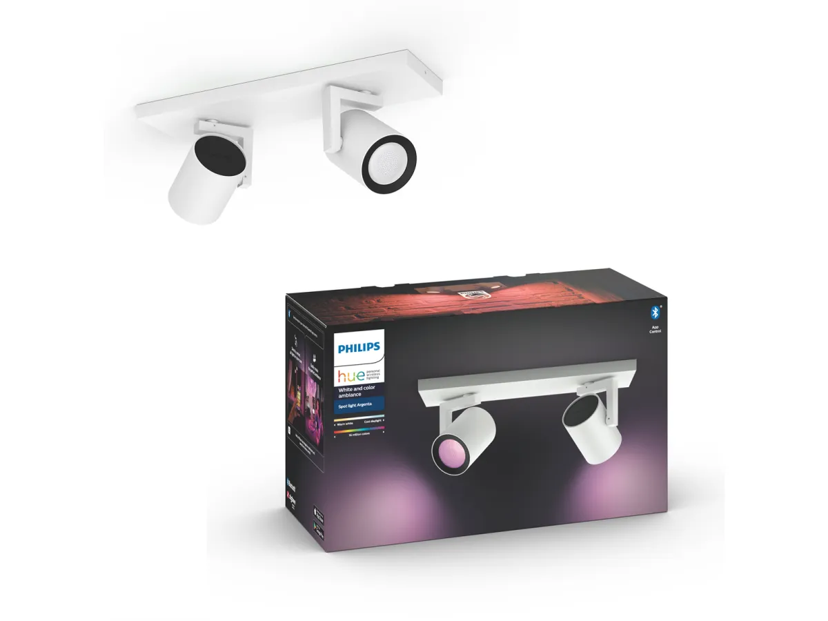 Philips Hue Argenta 2er Spot - weiß