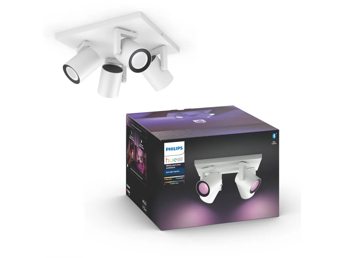 Philips Hue Argenta 4er Spot - weiß