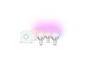 Philips Hue Essential starter kit: 3 GU10 smart bulbs (345 lumen) + dimmer switch