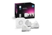 Philips Hue GU10 3-pack + Bridge Starter Kit - White & color ambience