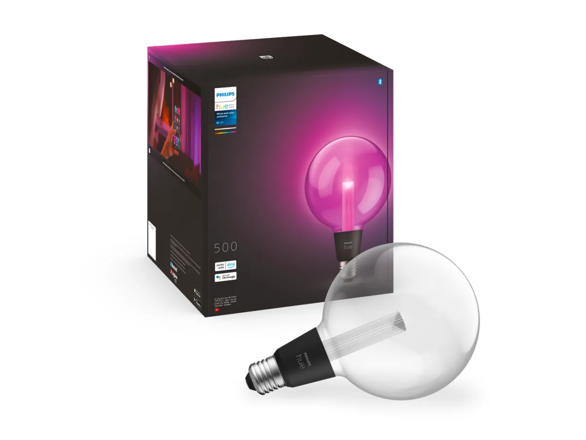 Philips Hue Lightguide G125 E27 Globe Bulb - 1-Pack