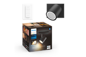 Philips Hue Runner Single Spotlight - Black - With Dimmer Switch