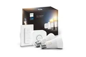 Philips Hue White Ambiance A60 E27 1100 Lumen - Starter Set mit 2 Glühbirnen