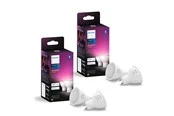 Philips Hue White & Color Ambiance 2x2pack - 4 Smart bulb bundle