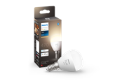 Philips Hue White P45 E14 Luster Bulb - 1-Pack