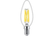 Philips LED-Lampe Classic Candle 3.4W/922-927 (40W) Clear WarmGlow Dimmable E14