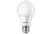 Philips LED-Lampe Standard Sensor 8W/827 (60W) Frosted E27