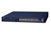 PLANET GS-4210-24P2S 24-Port 10/100/1000T 802.3at PoE + 2-Port 100/1000X SFP Managed Switch