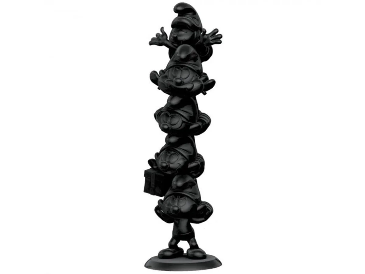 Plastoy - The Smurfs Resin Statue Smurfs Column Black Edition 50 cm - Figur
