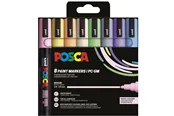 POSCA marker sæt PC-5M 8 ass. Pastel farver