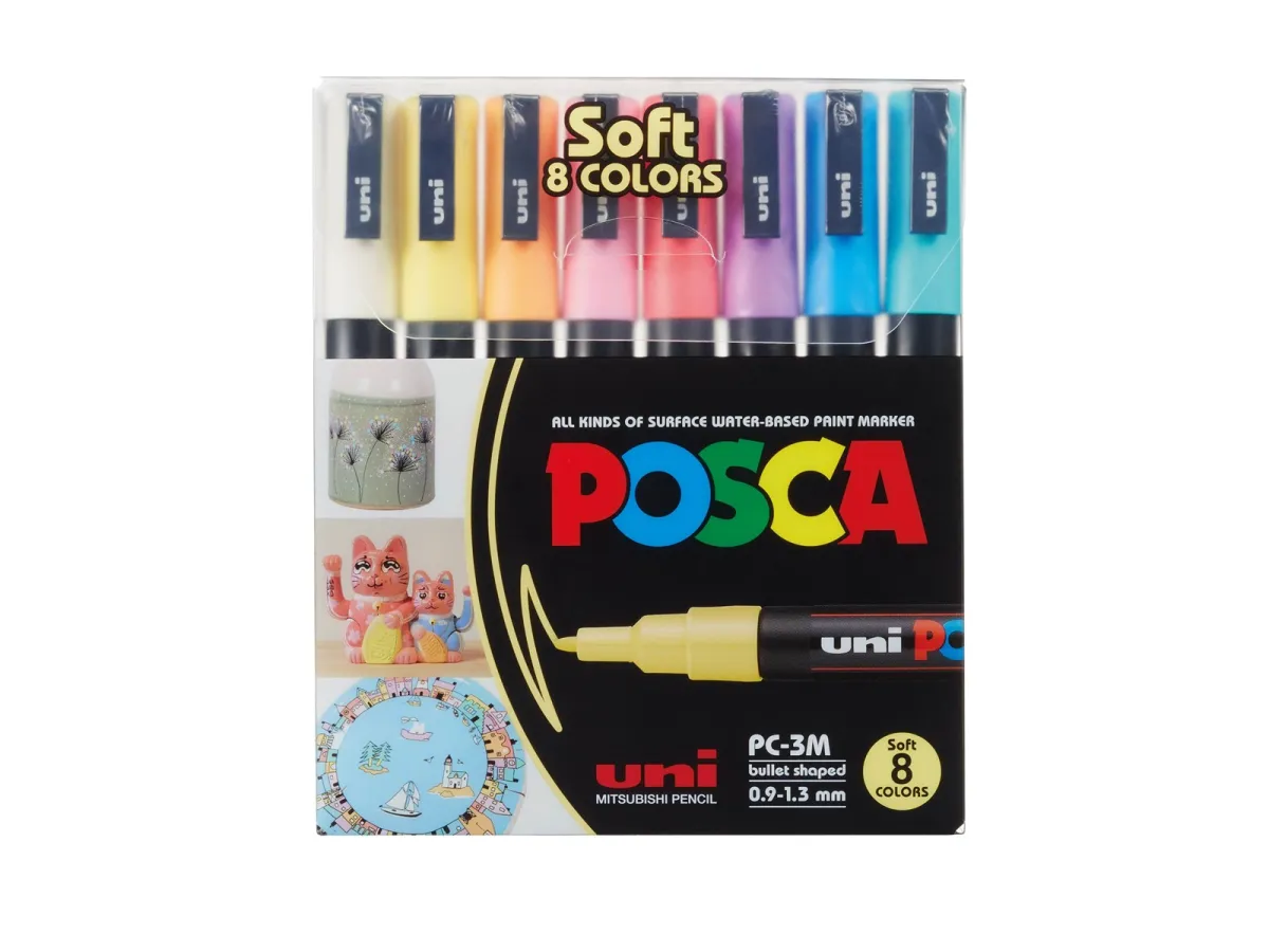 POSCA PC-1M - 8 colours