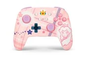 PowerA Verbesserter kabelloser Controller für Nintendo Switch - Prinzessin-Peach-Plaid - Wireless Controller - Nintendo Switch