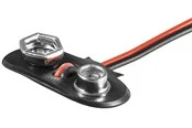 Pro 1x 9V Block battery holder