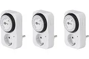 Pro 3 pcs Mechanical timer white