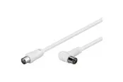 Pro Antenne Kabel Weiß 1x90° - 5m