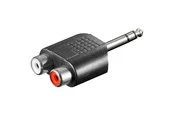 Pro Audio adapter 2xRCA F - Jack M