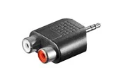 Pro Audio adapter 2xRCA F - MiniJack M