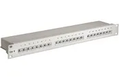 Pro CAT 6 19 inch (48.3 cm) Patch Panel 24 Port grey