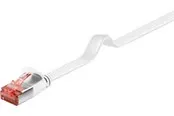 Pro CAT 6 flat patch cable U/FTP white - Weiß - 20 meter