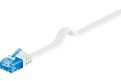 Pro CAT 6A U/UTP flat - Weiß - 0.5 meter