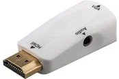 Pro Compact HDMI™/VGA adapter incl. audio gold-plated
