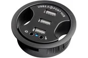 Pro Connect USB/Audio Verlängerung USB-Hubs - 3 - Schwarz