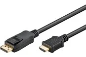 Pro DisplayPort 1.2 - HDMI 2.0 - 3m - Schwarz