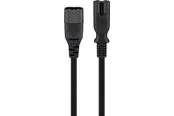 Pro Extension cord C7/C8 2 m black