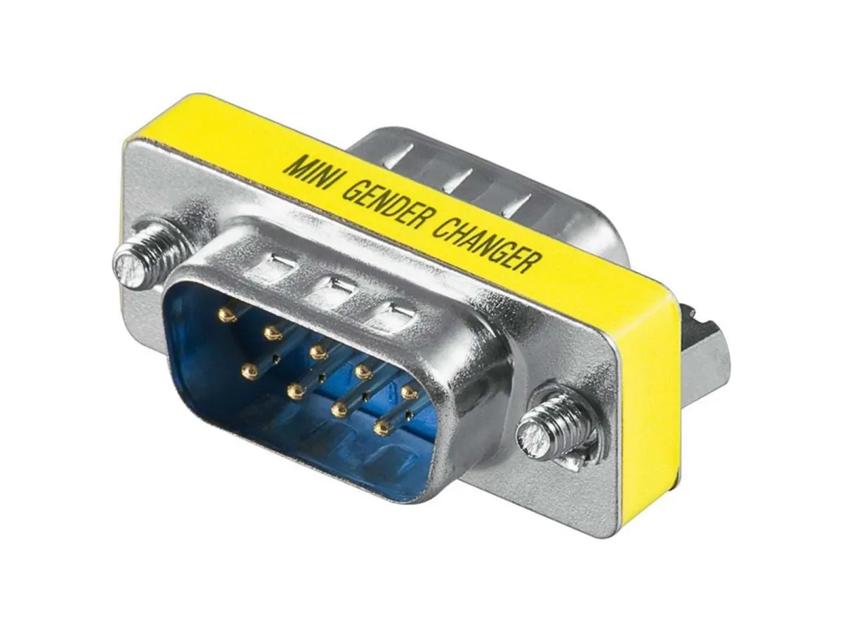 Pro Gender Changer Seriell RS232 9P (M/M)