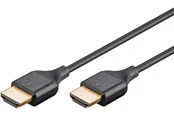 Pro HDMI 2.0 Slim - Display Kabel - 0.5m - Schwarz