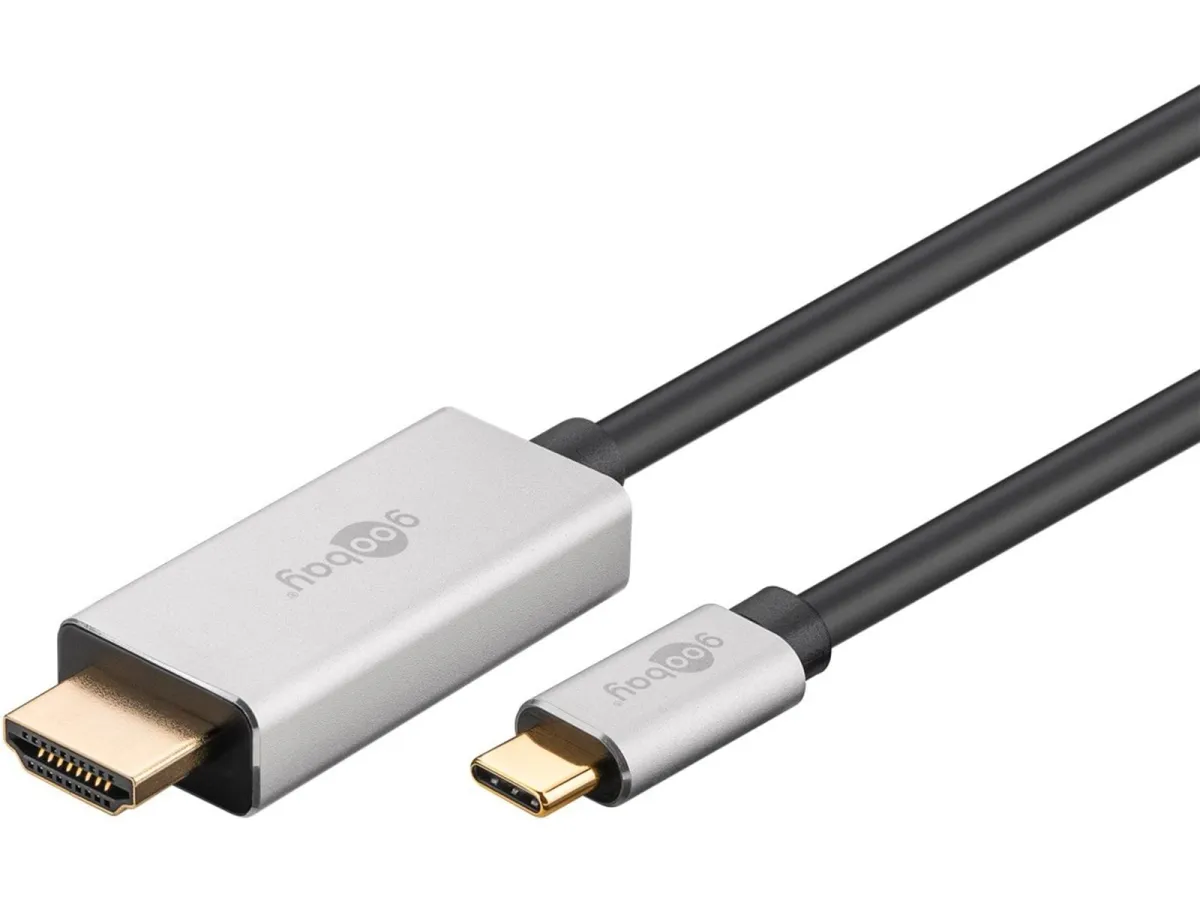 Pro HDMI - USB Typ C - 2m - Grau