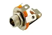 Pro Jack chassis socket - 6.35 mm - mono