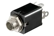 Pro Jack chassis socket - 6.35 mm - mono