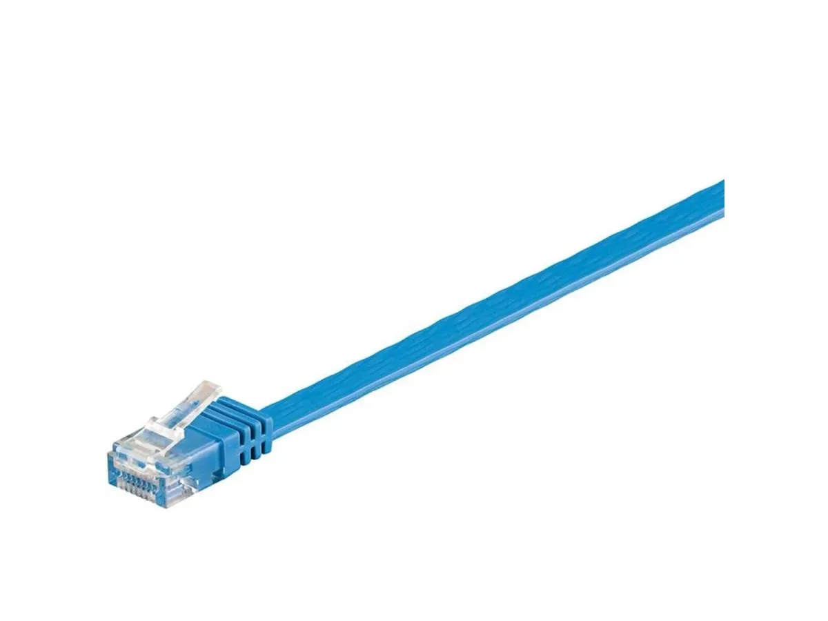 Pro LAN CAT 6 UTP Flat - Blau - 1 meter