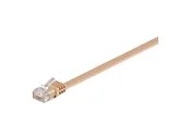 Pro LAN CAT 6 UTP Flat - Brown - 1 meter