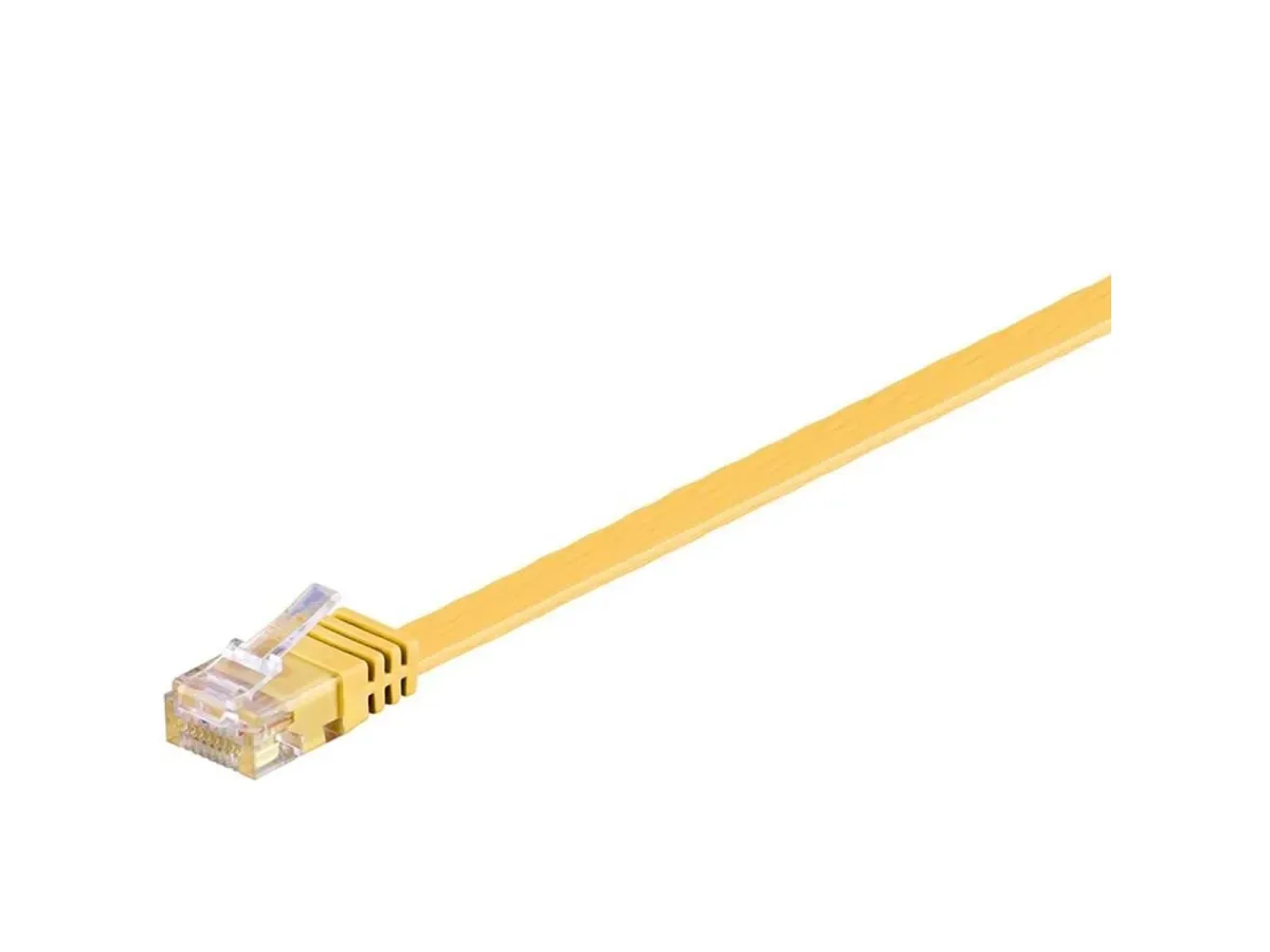 Pro LAN CAT 6 UTP Flat - Gelb - 2 meter