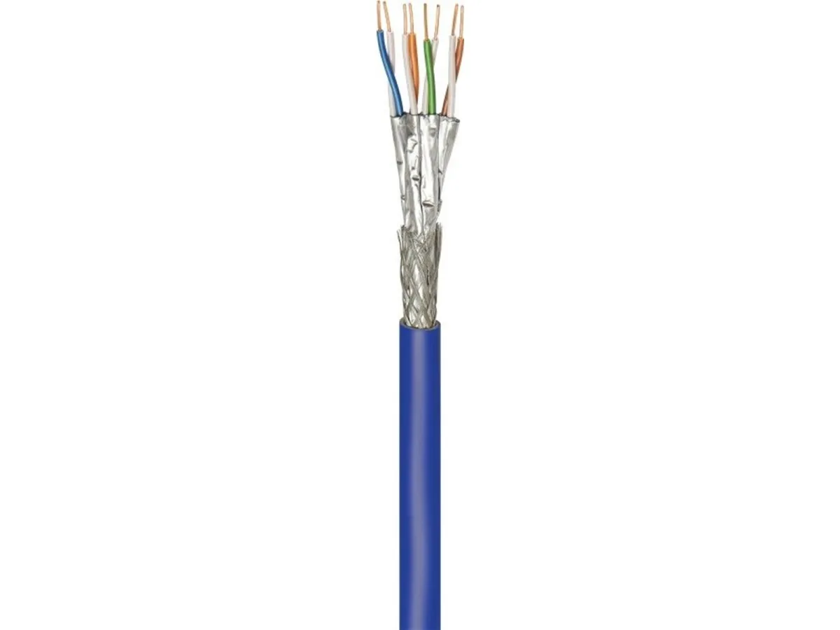 Pro LAN S/FTP CAT 7A Duplex - Blau - 100 meter